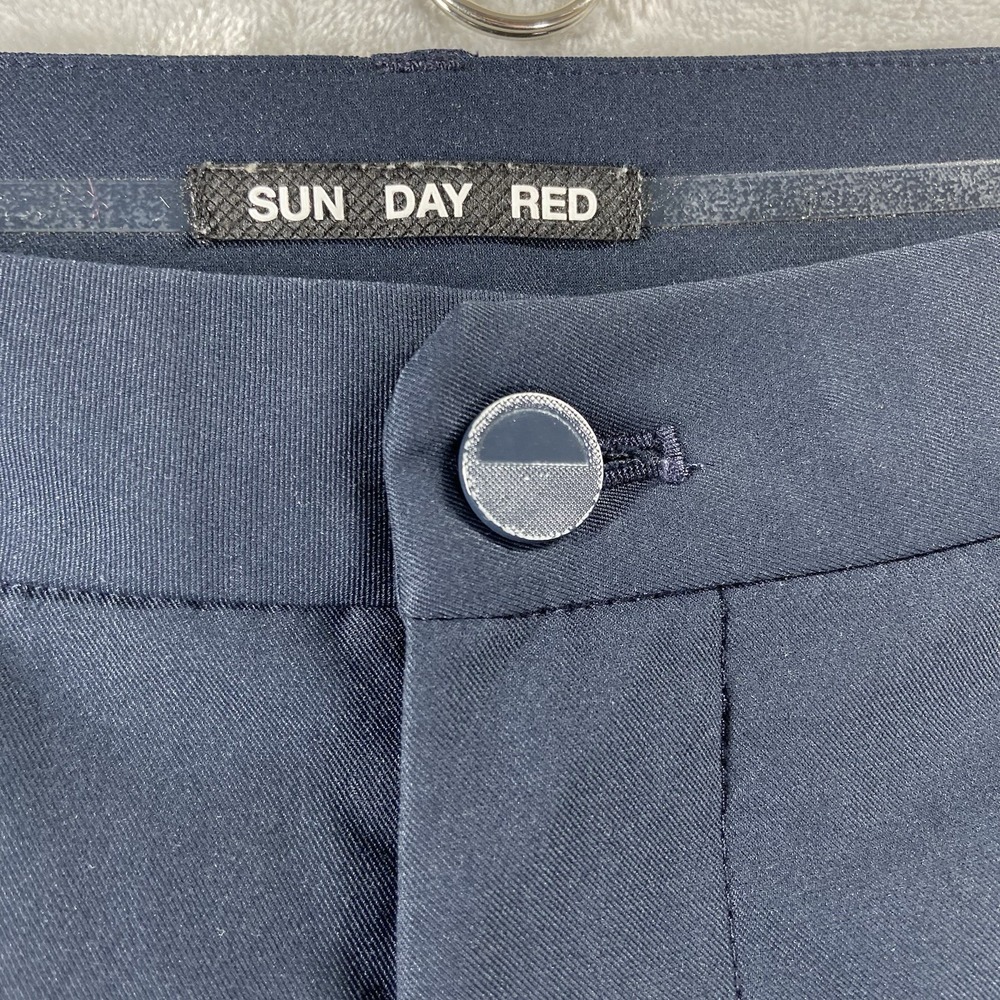 Sun Day Red Pants men's 34x29 Performance Golf Chino Tiger Woods Minimal Outdoor - Picture 4 of 14